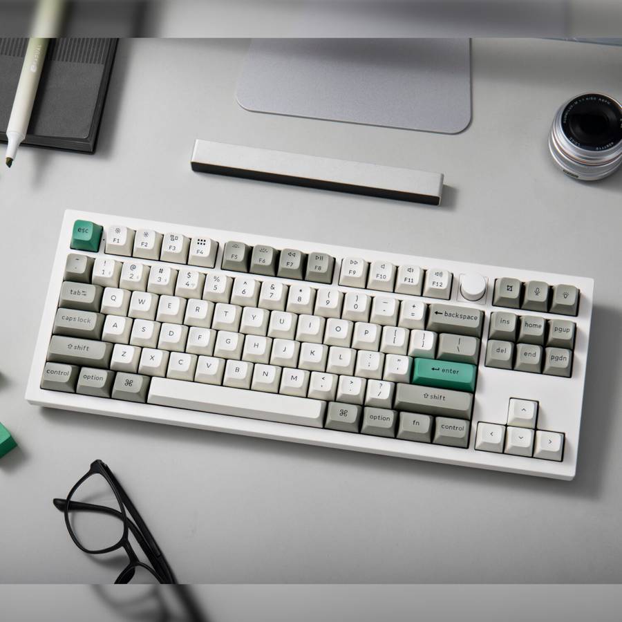 Keychron Q3 Max 80% Full Assembled Knob Red Switch Hot-Swap Gateron Jupiter RGB Wireless Keyboard...