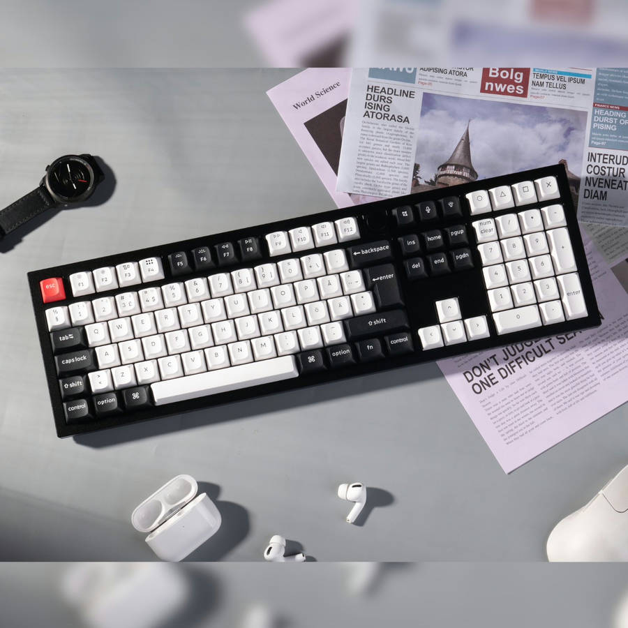 Keychron Q6 HE QMK Full-size Wireless Custom Mechanical Keyboard (Nebula Switch) ? Carbon Black