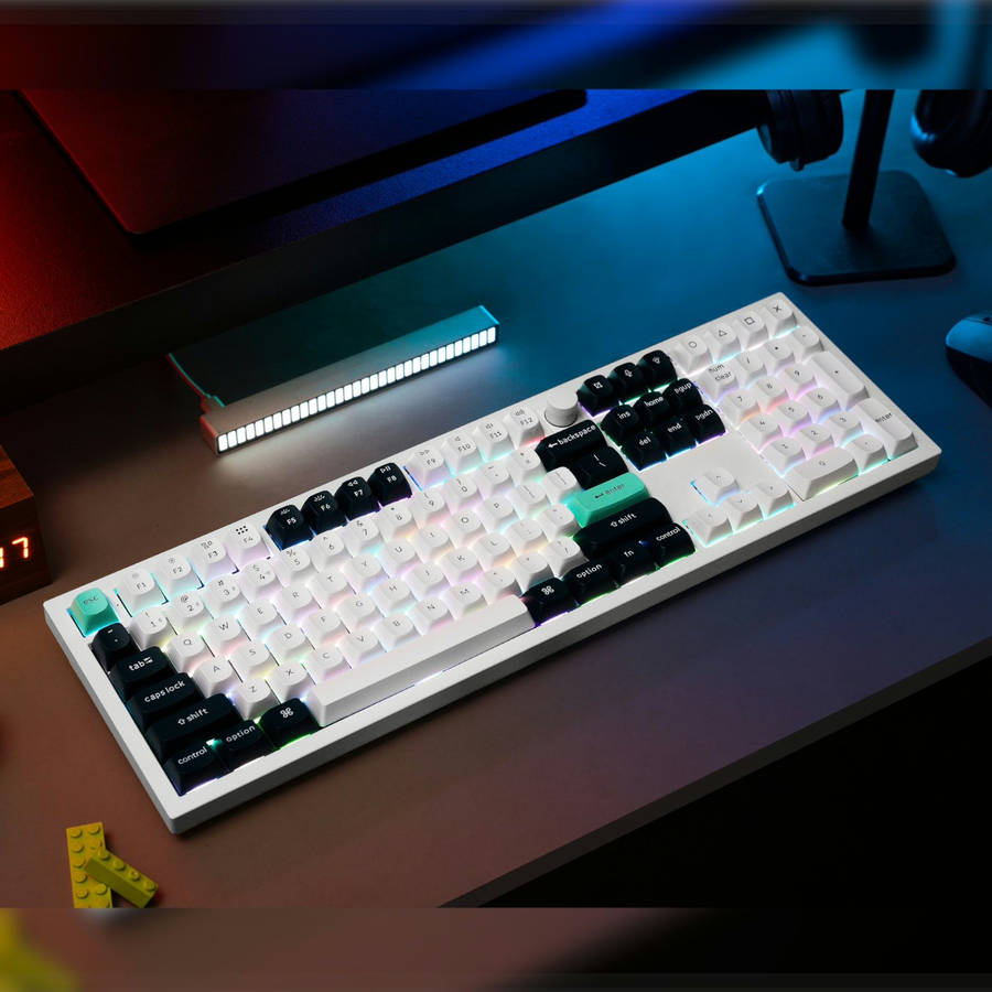 Keychron Q6 HE QMK Full-size Wireless Custom Mechanical Keyboard (Nebula Switch) ? Shell White