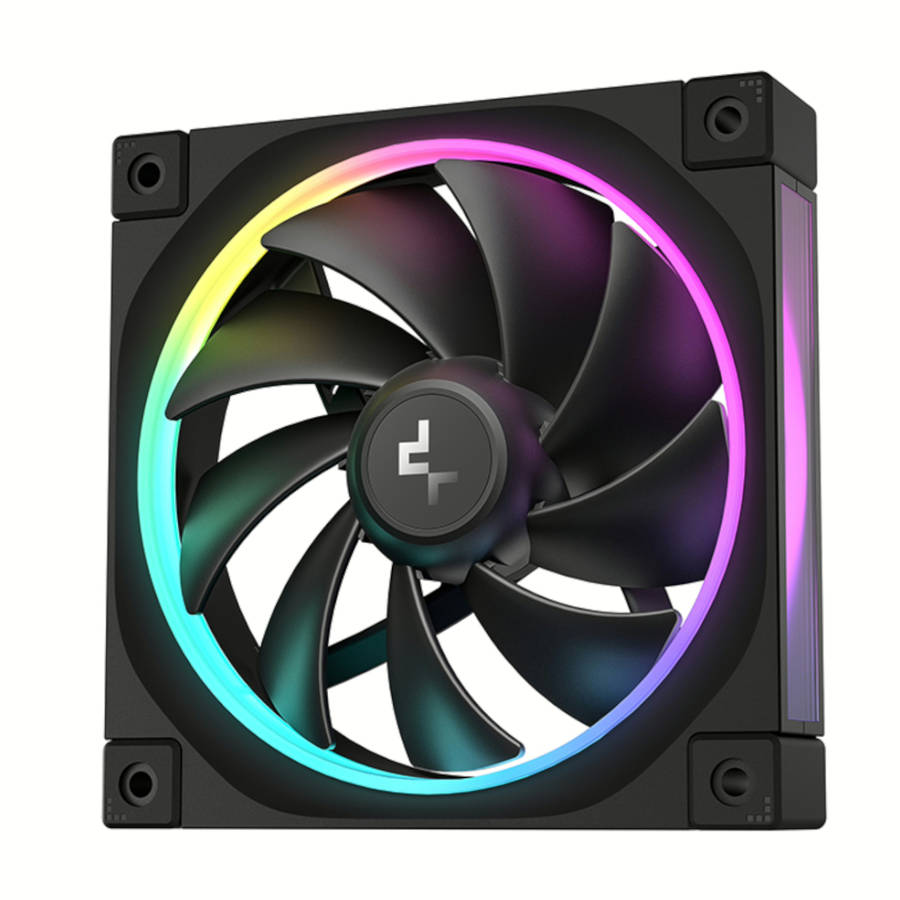 DeepCool FL12 3-in-1 ARGB 120mm Fan 3 Pack - Black