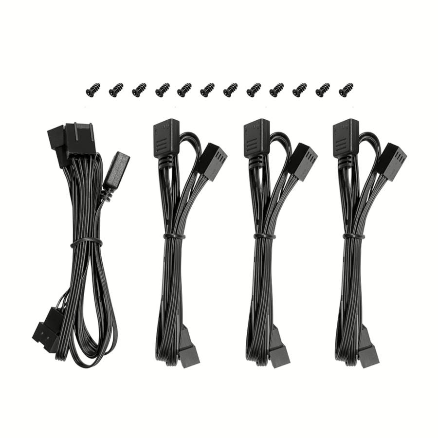 DeepCool FL12 3-in-1 ARGB 120mm Fan 3 Pack - Black