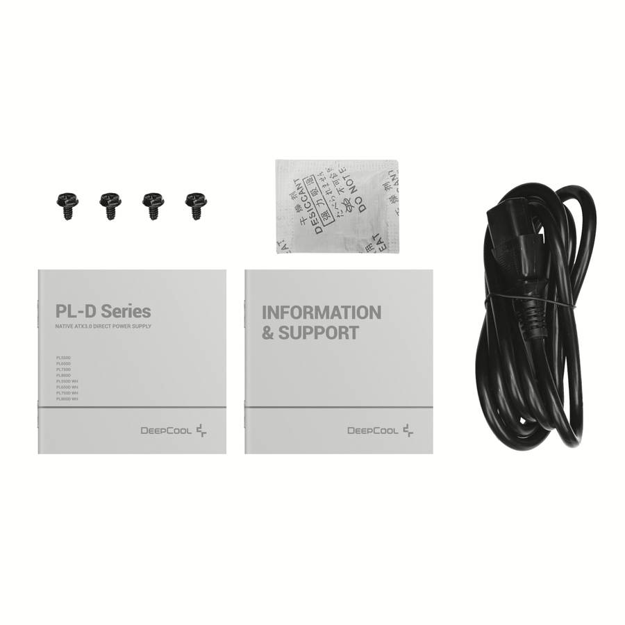 DeepCool PL750D 750W 80PLUS Bronze ATX3.1 Semi-Modular Power Supply
