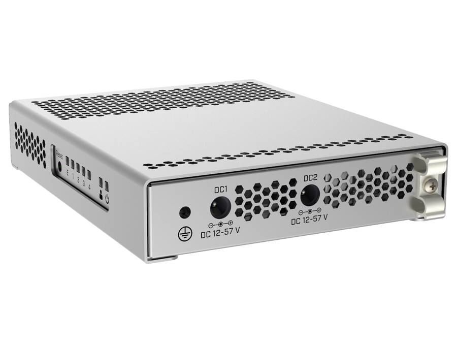 MikroTik Cloud Router Switch 4 Port SFP+ with PoE Input