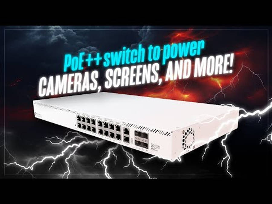 MikroTik Cloud Router Switch 16 Port PoE 600W 4SFP+