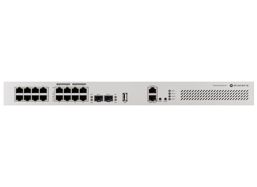 MikroTik Cloud Router Switch 16 Port with 8 PoE 150W 2SFP+