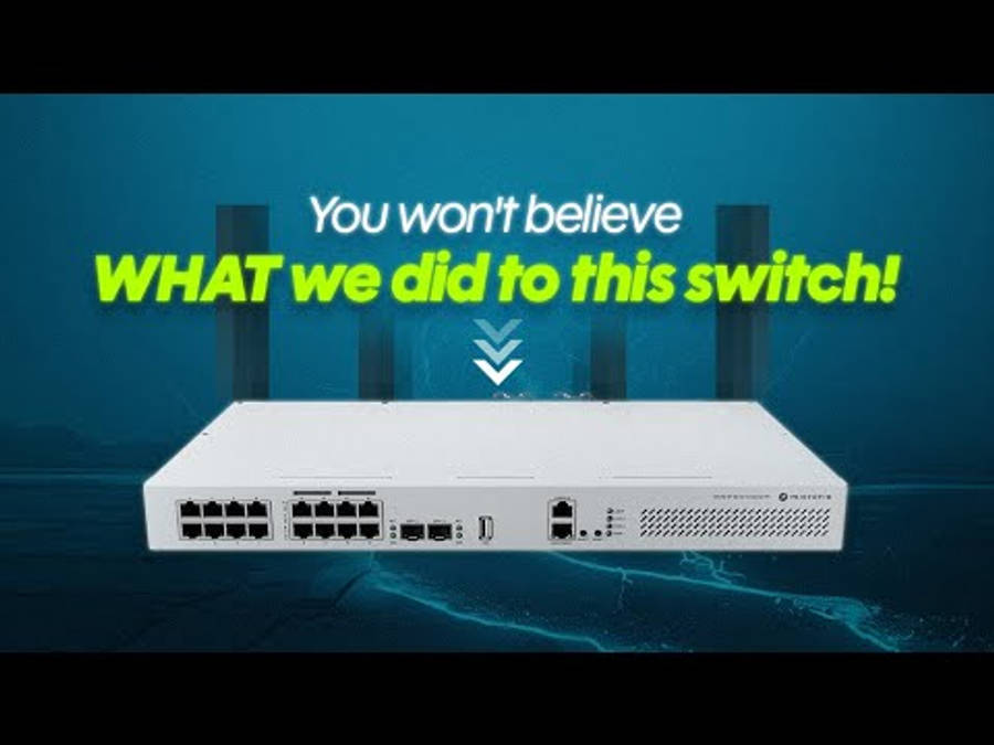 MikroTik Cloud Router Switch 16 Port with 8 PoE 150W 2SFP+ WiFi 6