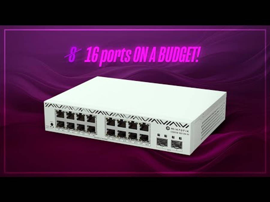 MikroTik SWoS Cloud Smart Switch 16 Port Gigabit 2 SFP+