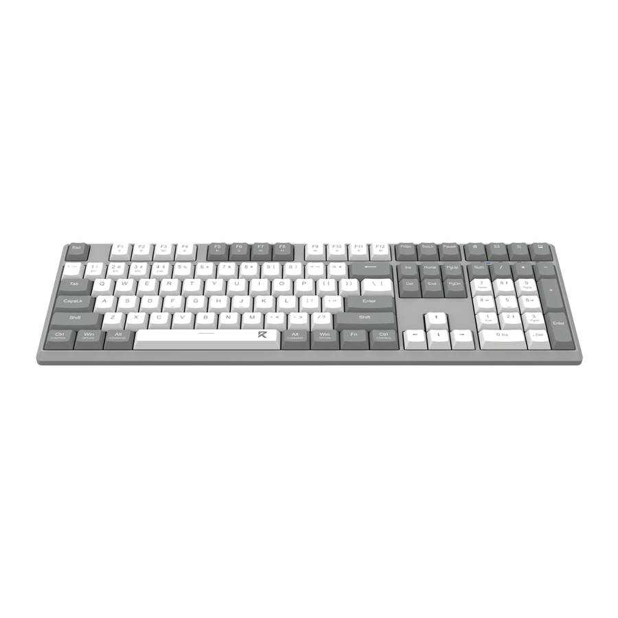 Redragon BK-7485 Wireless Office Keyboard - Grey