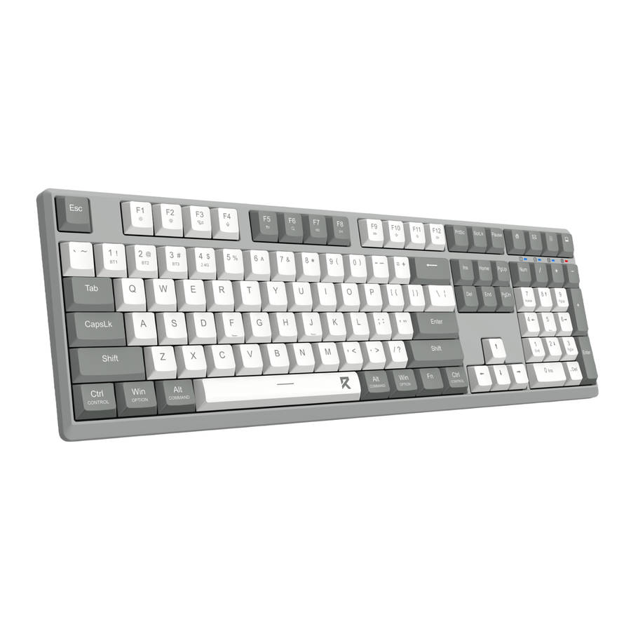 Redragon BK-7485 Wireless Office Keyboard - Grey
