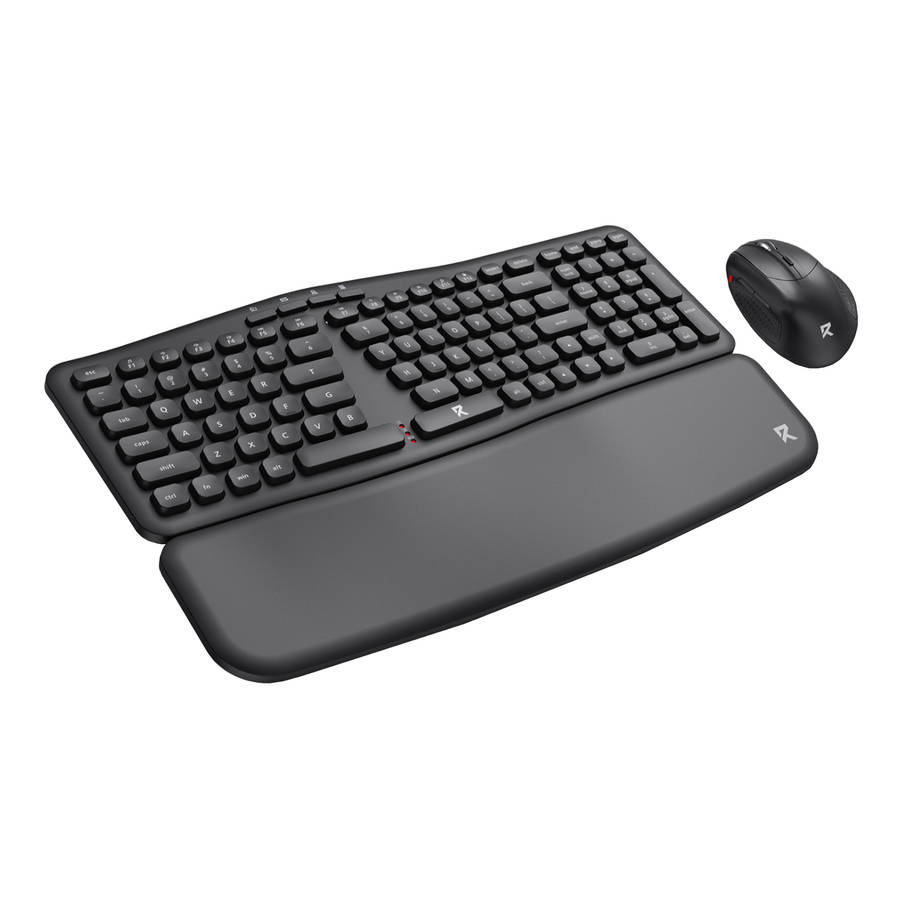 Redragon BS7161 2.4G Wireless Keyboard and Mouse Combo - Black