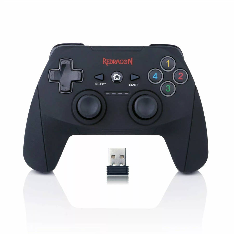 Redragon Harrow Wireless X/D-input(Digital/Analog) PC Controller Black