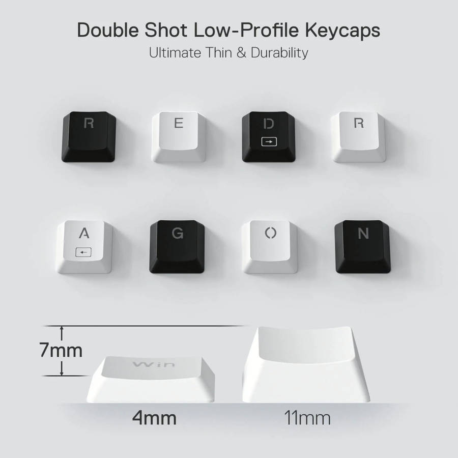 Redragon K632 HORUS Mini 60% RGB Wired Gaming Keyboard ? White