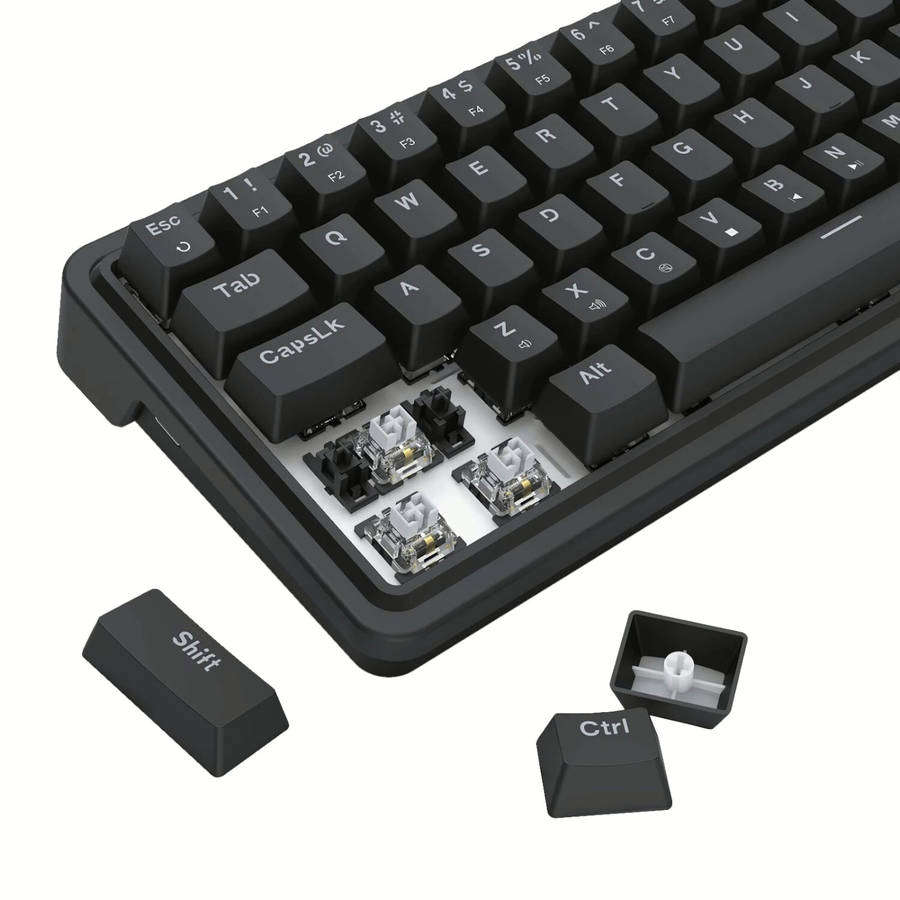 Redragon NOVA K709 65% Wired Gasket RGB Gaming Keyboard - Black