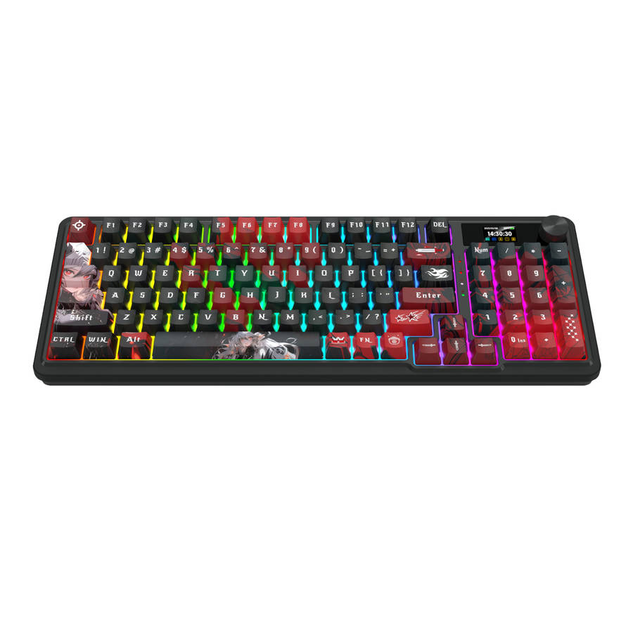 Redragon K719AK ARTEMIS PRO RGB Wireless LCD Mechanical Gaming Keyboard (Anime Edition)