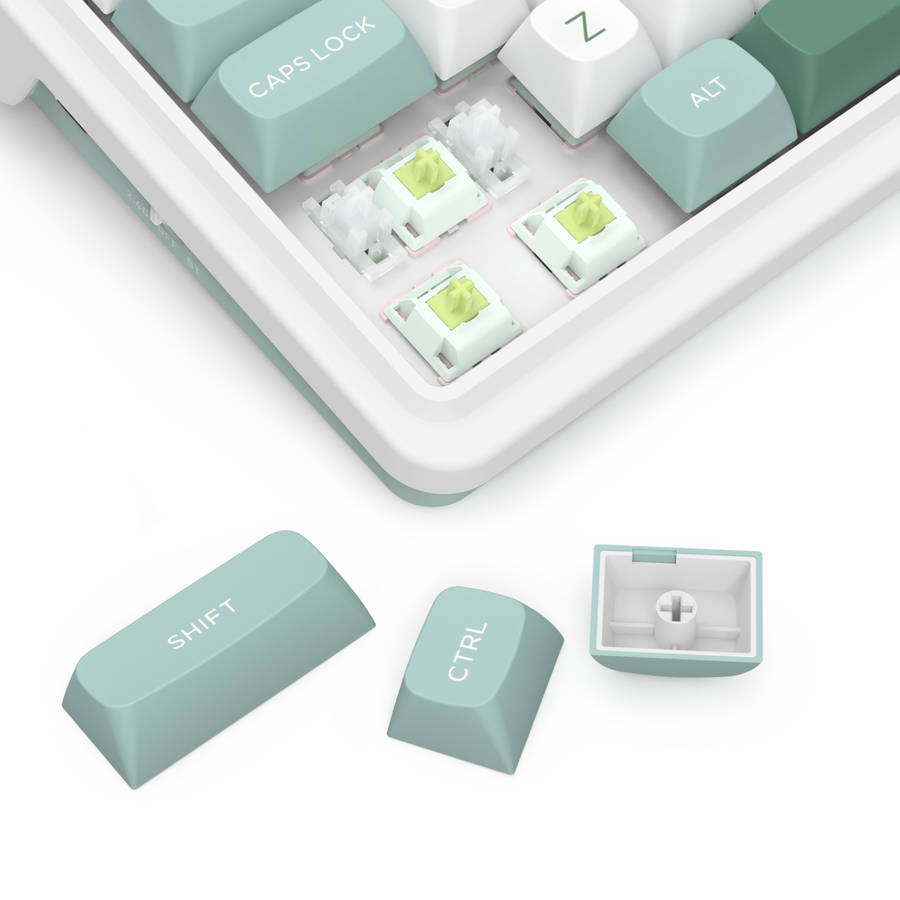 Redragon K719WGB GALATIN RGB PRO Full sized Wireless Gaming Keyboard - White