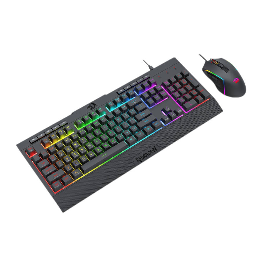 Redragon S151 Gaming Keyboard and Mouse Combo-Black