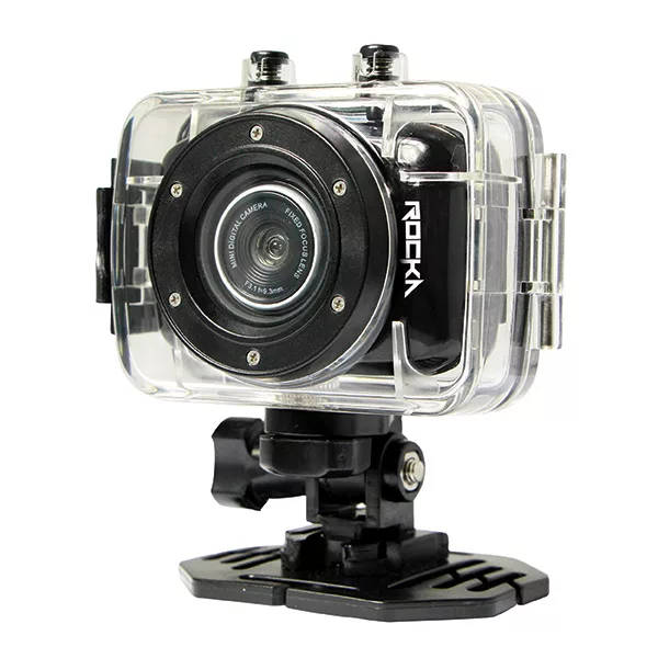Rocka Edge Series 720p HD Action Camera with Touchscreen Silver