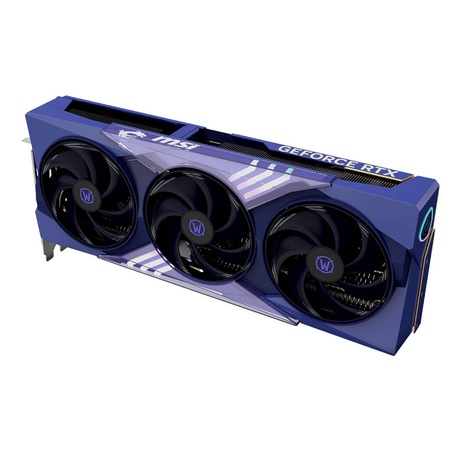 MSI GeForce RTX 5070 12GB World of Warcraft MIDNIGHT VOID EDITION OC Graphics Card