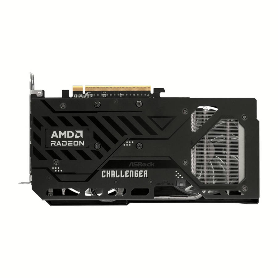 ASRock Radeon? RX 9060 XT Challenger 16GB OC Graphics Card (RDNA? 4, PCIe 5.0)