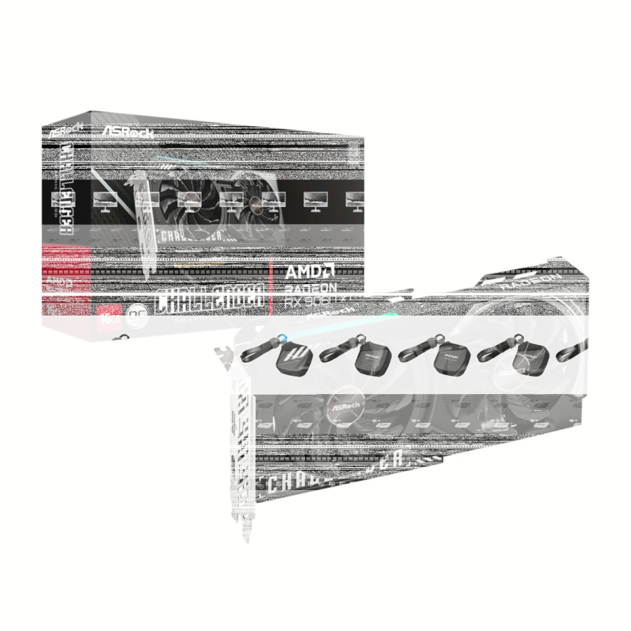 ASRock Radeon? RX 9060 XT Challenger 16GB OC Graphics Card (RDNA? 4, PCIe 5.0)