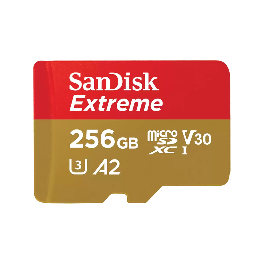 SanDisk Extreme 256GB microSDXC UHS-I Memory Card