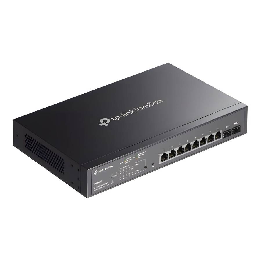TP-Link SG2210MP JetStream 10-port Gigabit Smart Switch with 8-port PoE+