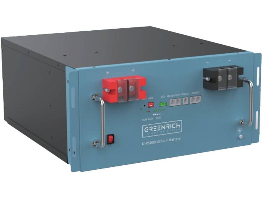 Greenrich UP5000 48V 4.95kW Lithium Rackmount Battery