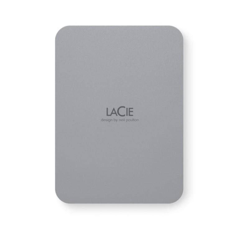 Seagate LaCie 5TB Aluminum Enclosure Portable External Hard Drive Space Grey