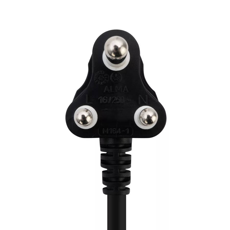 Switched Basics 20m Heavy Duty SBS Extention Cable 2 x 16A Socket - Black