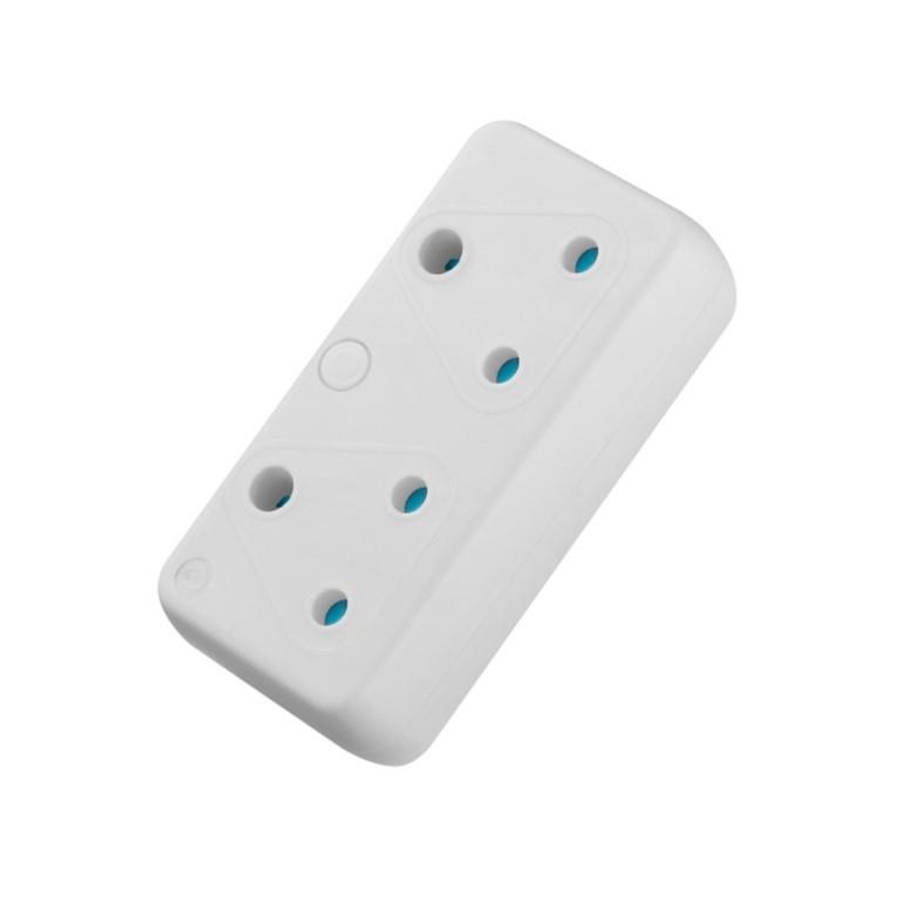 Switched Basic 2-way 3-pin SA Adapter White