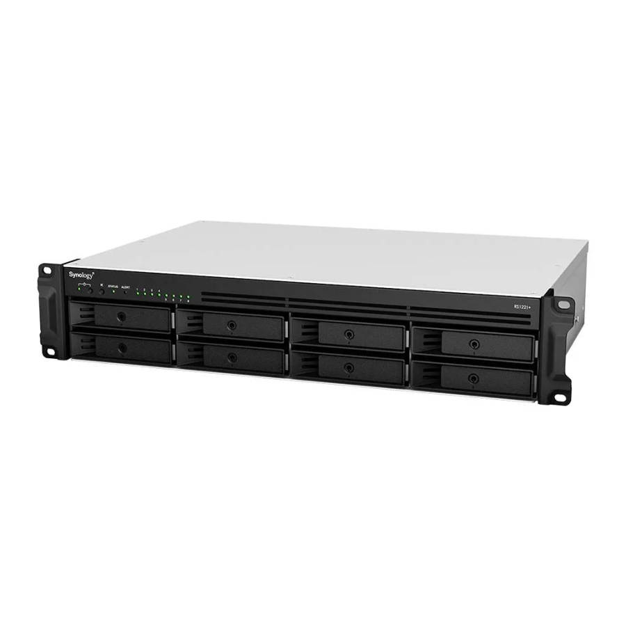 RackStation 8-bay (up to 12-bay); AMD Ryzen V1500B 2.4Ghz; 4GB RAM (Up to 32GB); 4 x GbE LAN; 2x ...