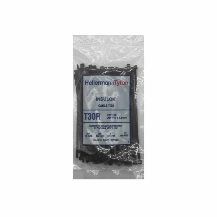 Cable Ties T30R 148 x 3.5mm
