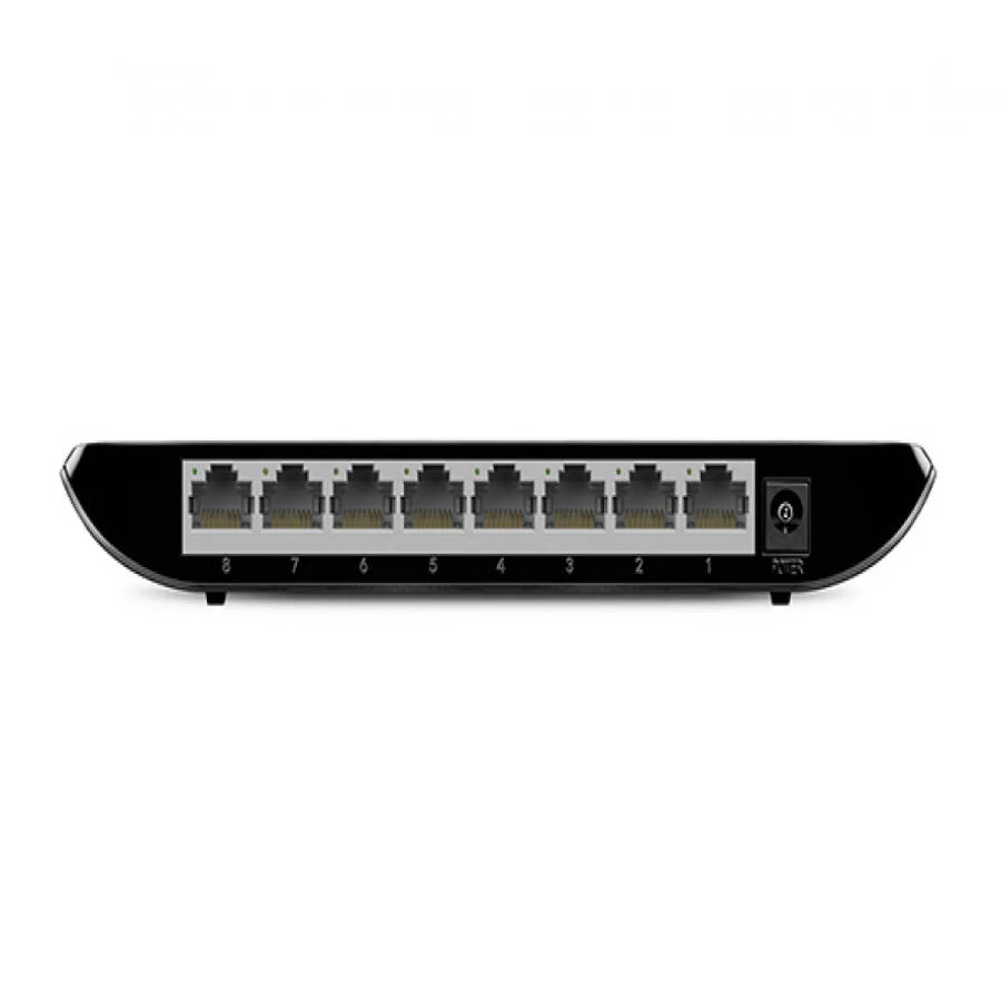 TP-Link TL-SG1008D 8-Port Gigabit Desktop Switch Unmanaged Black