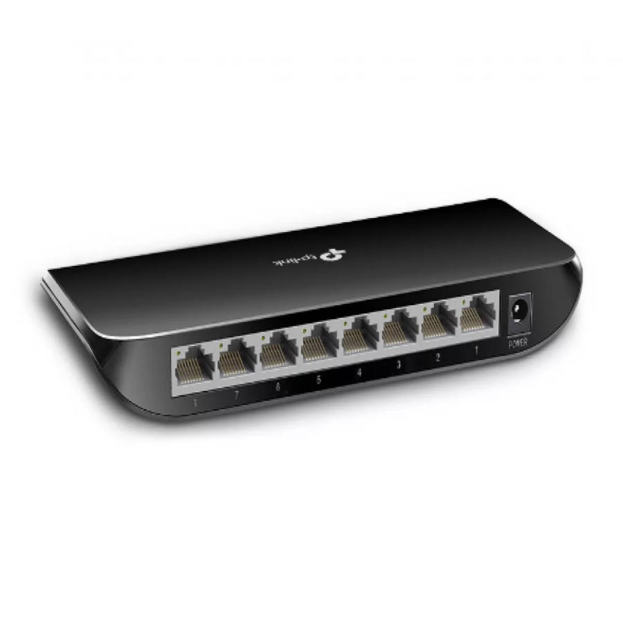 TP-Link TL-SG1008D 8-Port Gigabit Desktop Switch Unmanaged Black