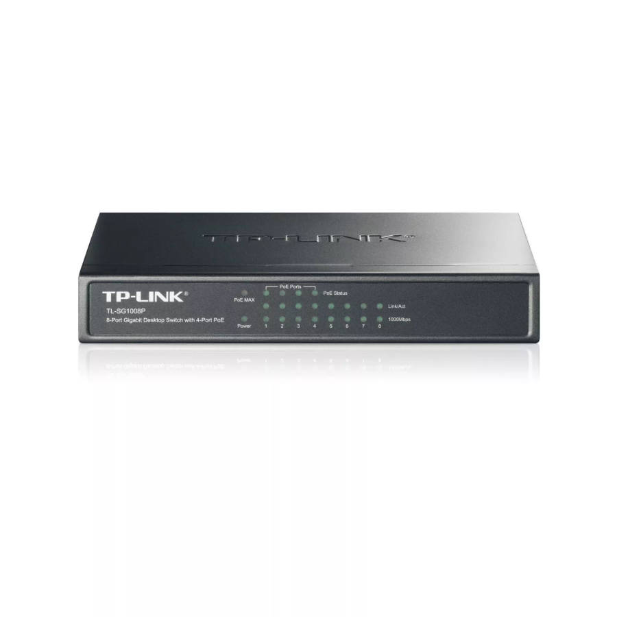 TP-Link TL-SG1008P 8-Port Gigabit Desktop POE Switch