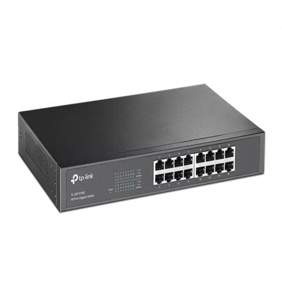 TP-Link TL-SG1016D 16-port GbE Unmanaged Network Switch