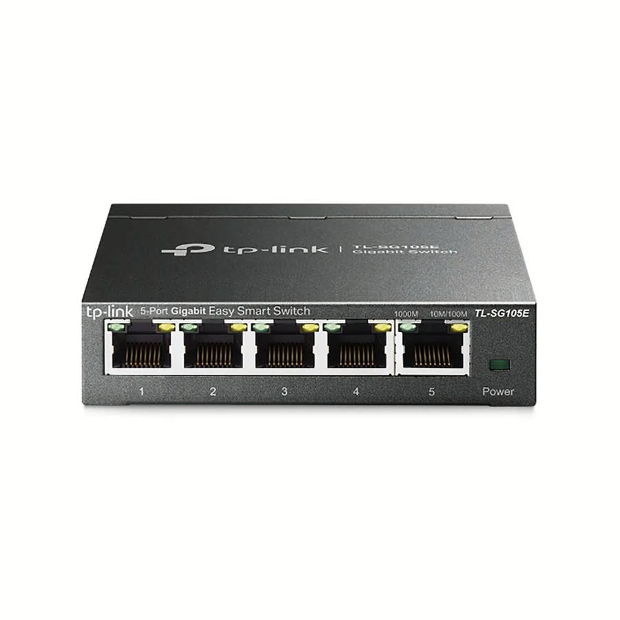 TP-Link TL-SG105E Network Switch L2 Gigabit Ethernet 10/100/1000 Mbits Black