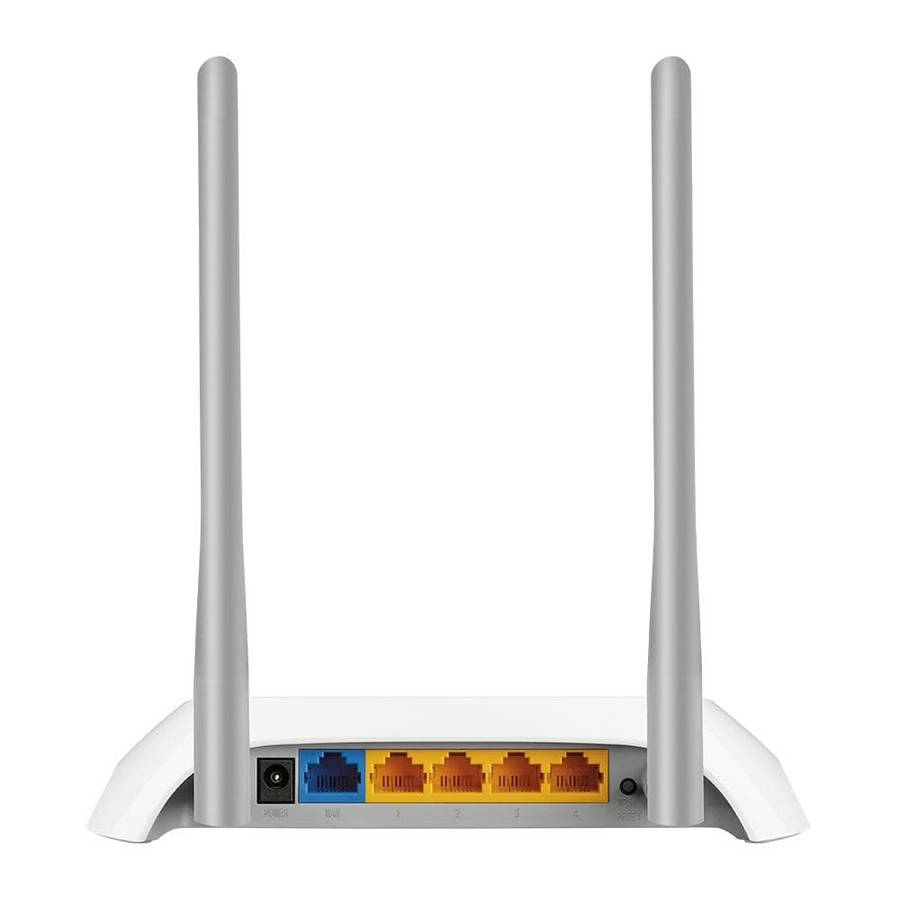 TP-Link TL-WR840N Wi-Fi 4 Wireless Router Single-band 2.4GHz Fast Ethernet Gray and White
