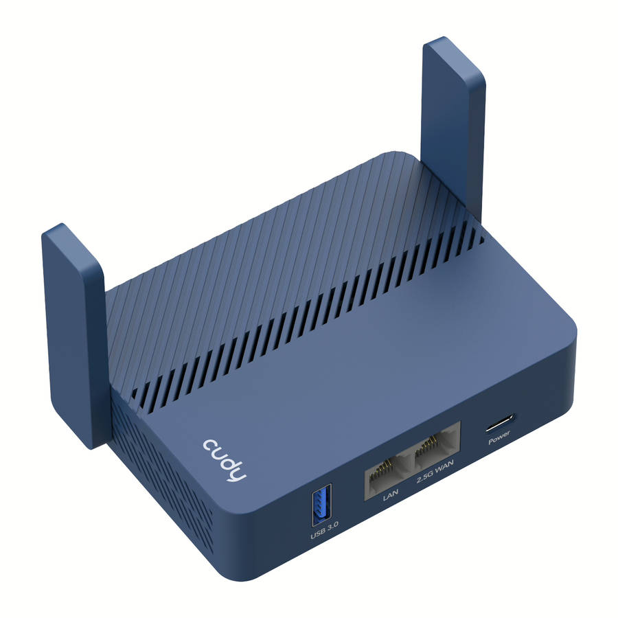 Cudy AX3000 2.5G Wi-Fi 6 Mini VPN Travel Router (TR3000)