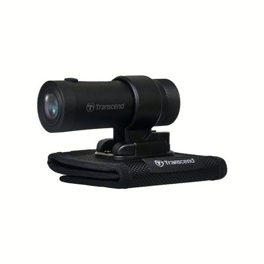 Transcend Drive Pro 20B Motorcycle Dashcam Compact POV Cam with 64GB MicroSD Card