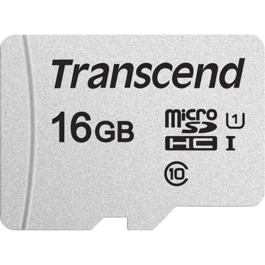 Transcend MicroSD Card SDHC 300S 16GB with Adapter