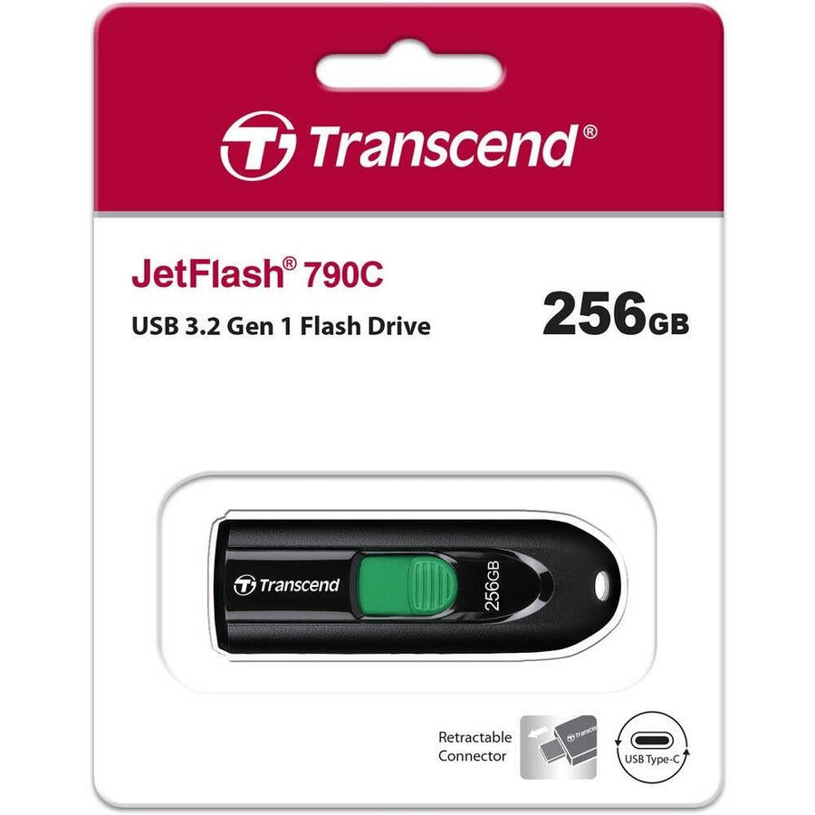 Transcend JetFlash 790C 256GB USB Type-C Flash Drive
