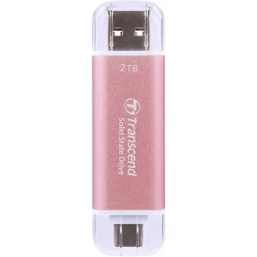 Transcend ESD310 2TB Portable USB-C/A Portable SSD Pink