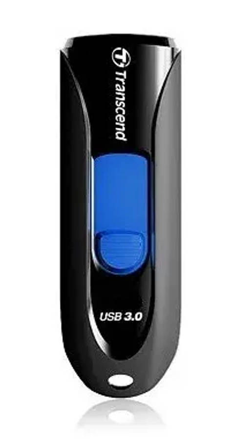 Transcend JetFlash 790 32GB Black USB 3.2 Gen 1 Type-A and Blue USB Flash Drive