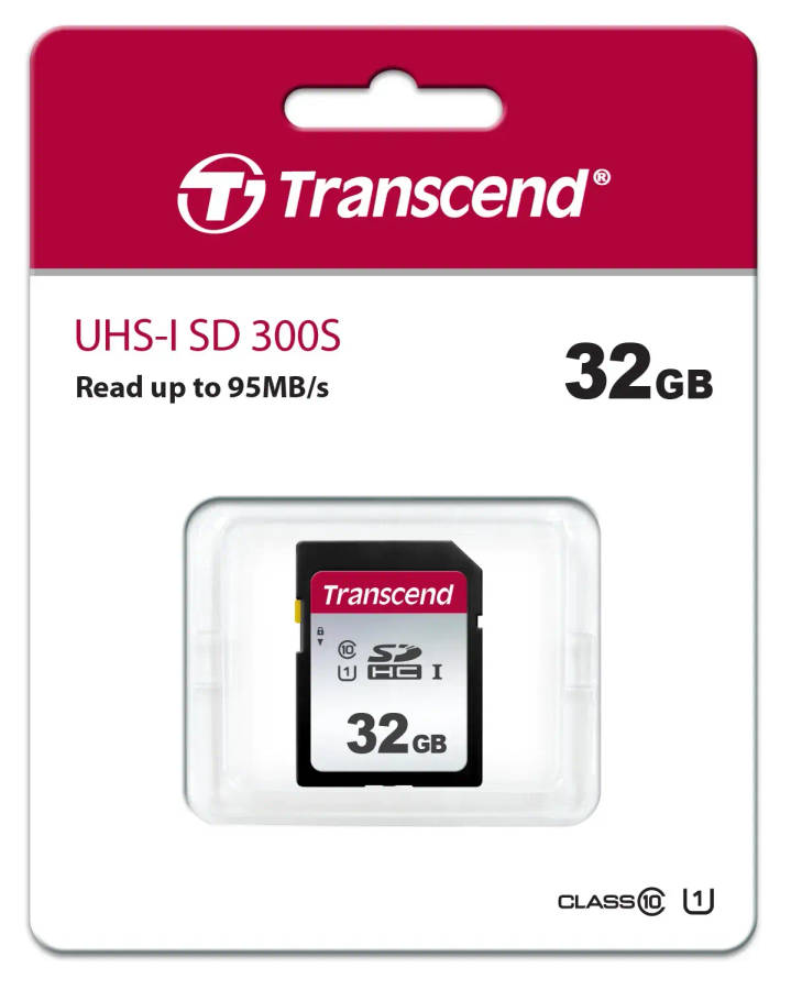 Transcend 300S 32GB SDHC UHS-I Flash Memory Card