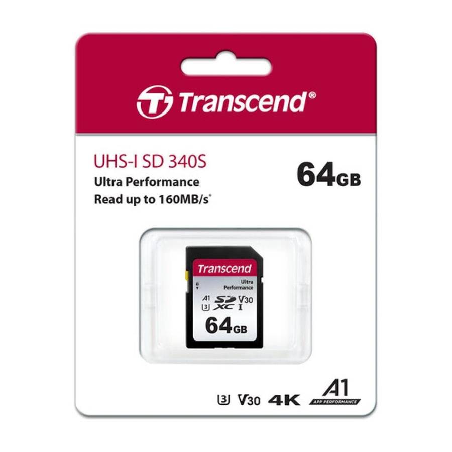 Transcend 340S 64GB UHS-I SDXC Memory Card