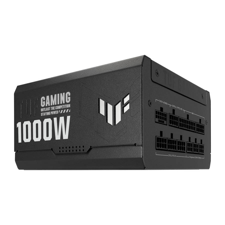 Asus TUF Gaming 1000W 80 PLUS Gold ATX Modular Power Supply - Black