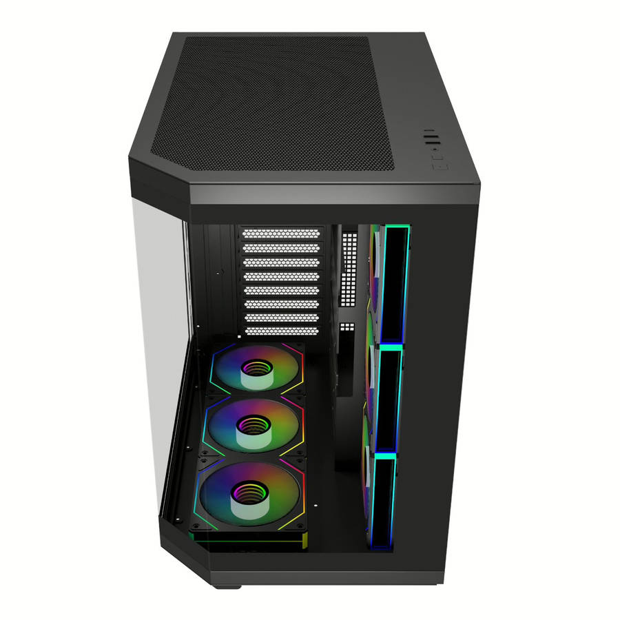 FSP U580 ARGB ATX Ultra Tower Gaming Chassis - Black