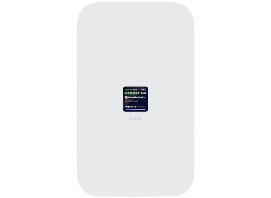Ubiquiti UniFi 5G Max Modem with PoE input and 2.5Gbps Ethernet