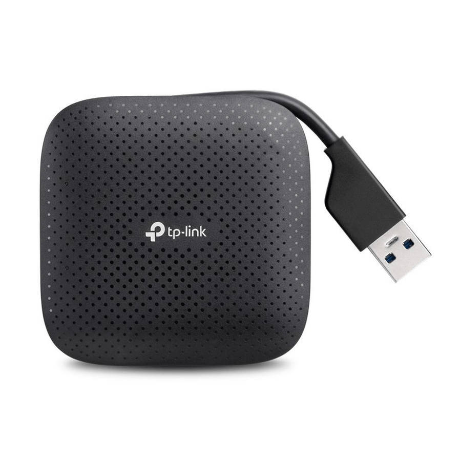 TP-Link UH400 Interface Hub USB 3.2 Gen 1 (3.1 1) Type-A 5000 Mbit/s Black